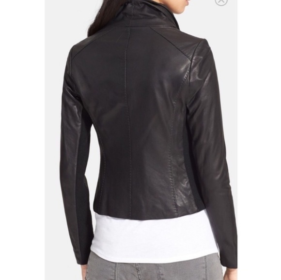 NWOT VINCE Lamb Leather Jacket - Picture 2 of 8